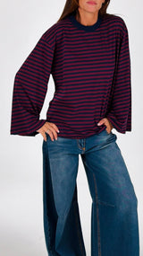 T-shirt scatolina calla righe T.