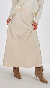 Gonna satin svasata T.