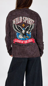 T-shirt wild spirit aquila H.