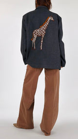 Giacca grisaglia animal T.