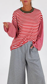 T-shirt scatolina doppia riga H.