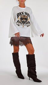 T-shirt calla tigre rock Vic.