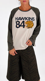 T-shirt tigre bicolor H.