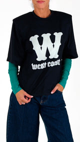T-shirt spallina manica color H.