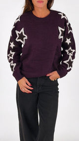 Pull manica stelle
