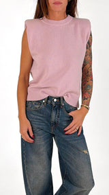 Pull smanicato spallina T.