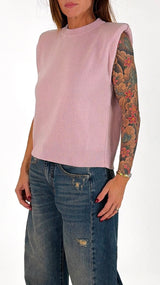 Pull smanicato spallina T.