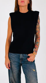 Pull smanicato spallina T.