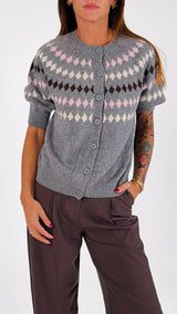 Cardigan rombi T.