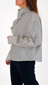 Camicia righe collo imbuto H.