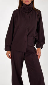 Camicia collo imbuto Sharon T.