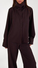 Camicia collo imbuto Sharon T.