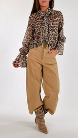 Camicia georgette fiocco leo H.