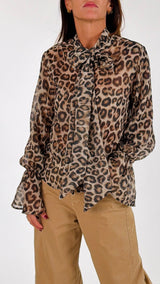 Camicia georgette fiocco leo H.