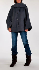 Cappotto corto sciarpa Vic.