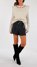 Short p.milano gessato H.