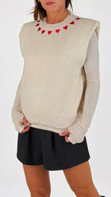 Gilet cuoricini