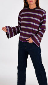 Maglia viscosa righe H.