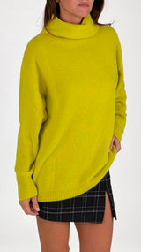 Maxi pull angora integrale Vic.