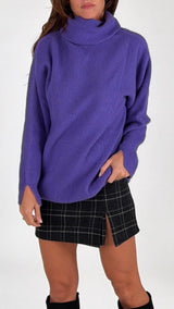 Maxi pull angora integrale Vic.