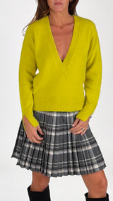 Pull V angora integrale Vic.