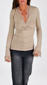 Maglia twist calla pizzo H.