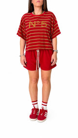 T-shirt righe spugna n 5 T.