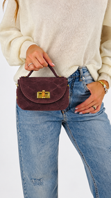 Pochette suede cocco