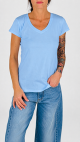 T-shirt V fiammata