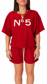 T-shirt spugna n 5 T.