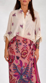 Camicia organza animals H.