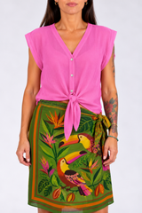 Camicia basic aletta nodino T.