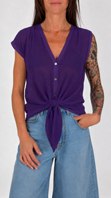 Camicia basic aletta nodino T.