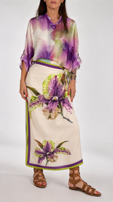 Gonna pareo fiori color H.