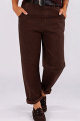 Pantalone drill baloon cintura H.
