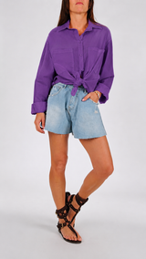 Camicia mussola tasche H.