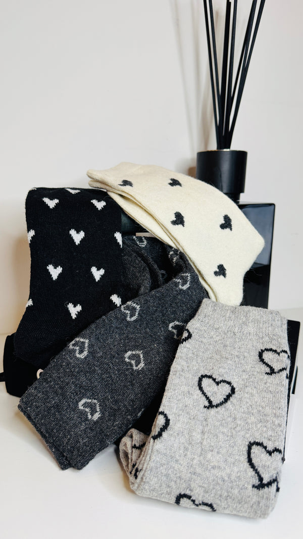 Calzino cuori