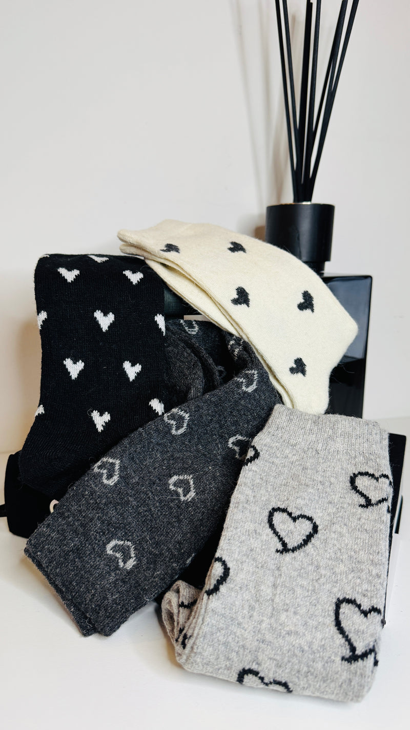 Calzino cuori