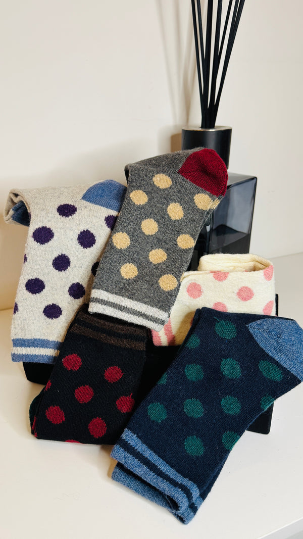 Calzino pois contrasto