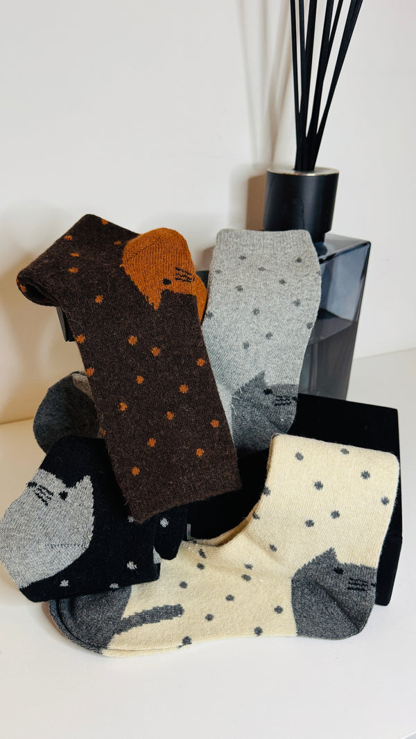 Calzino mini pois cat