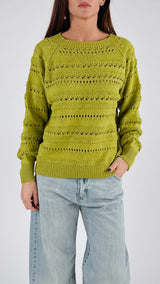 Pull traforato Twin