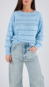 Pull traforato Twin