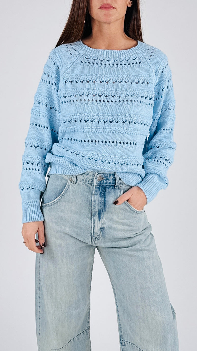 Pull traforato Twin