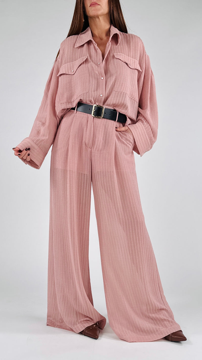 Camicia gessata operata H.