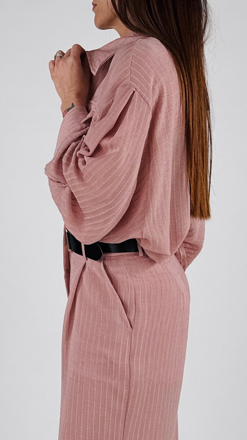 Camicia gessata operata H.