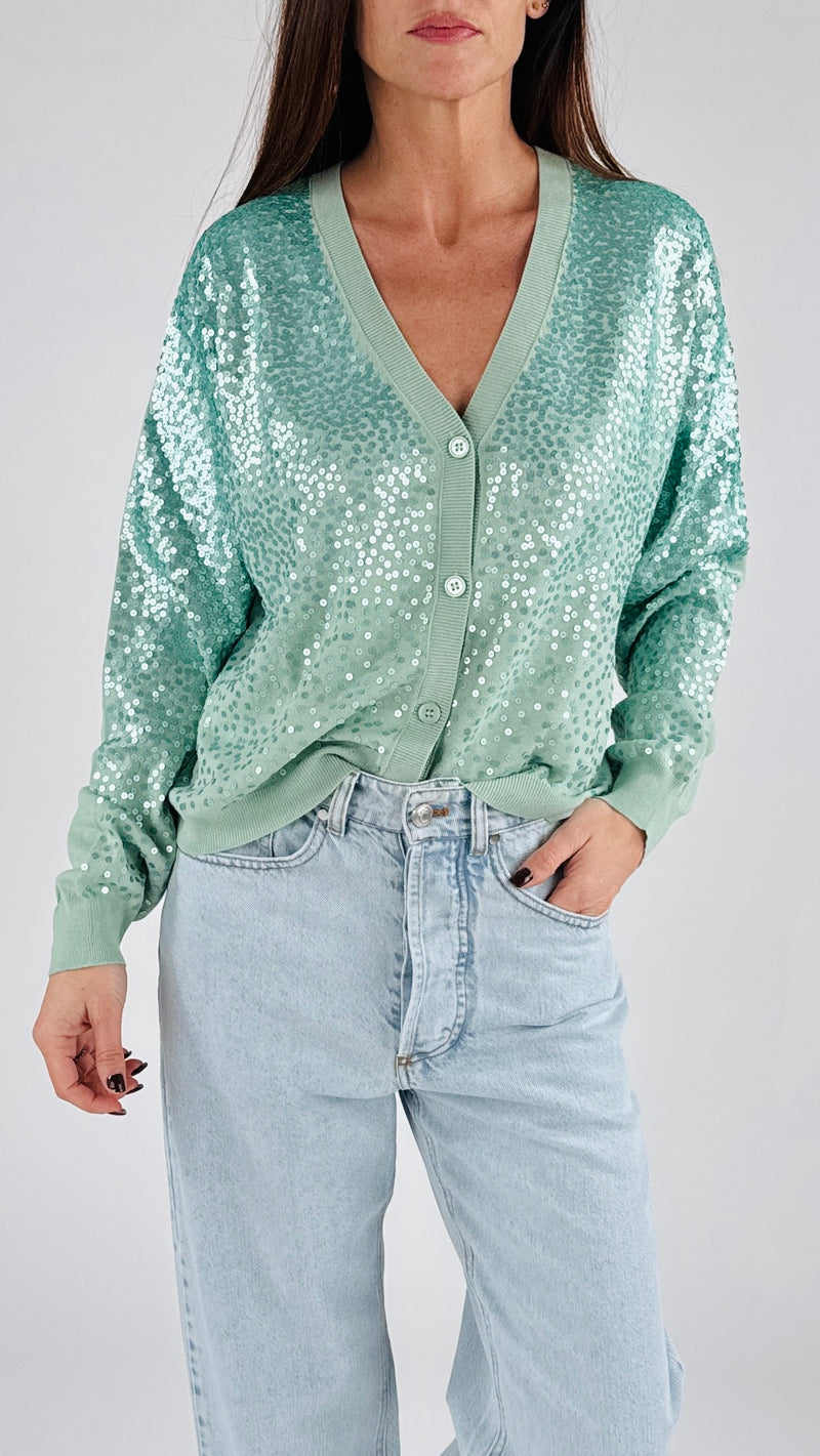 Cardigan full paillettes Vic.