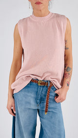 Pull smanicato pizzo dietro Vic.