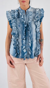 Camicina chambray maltinta T.