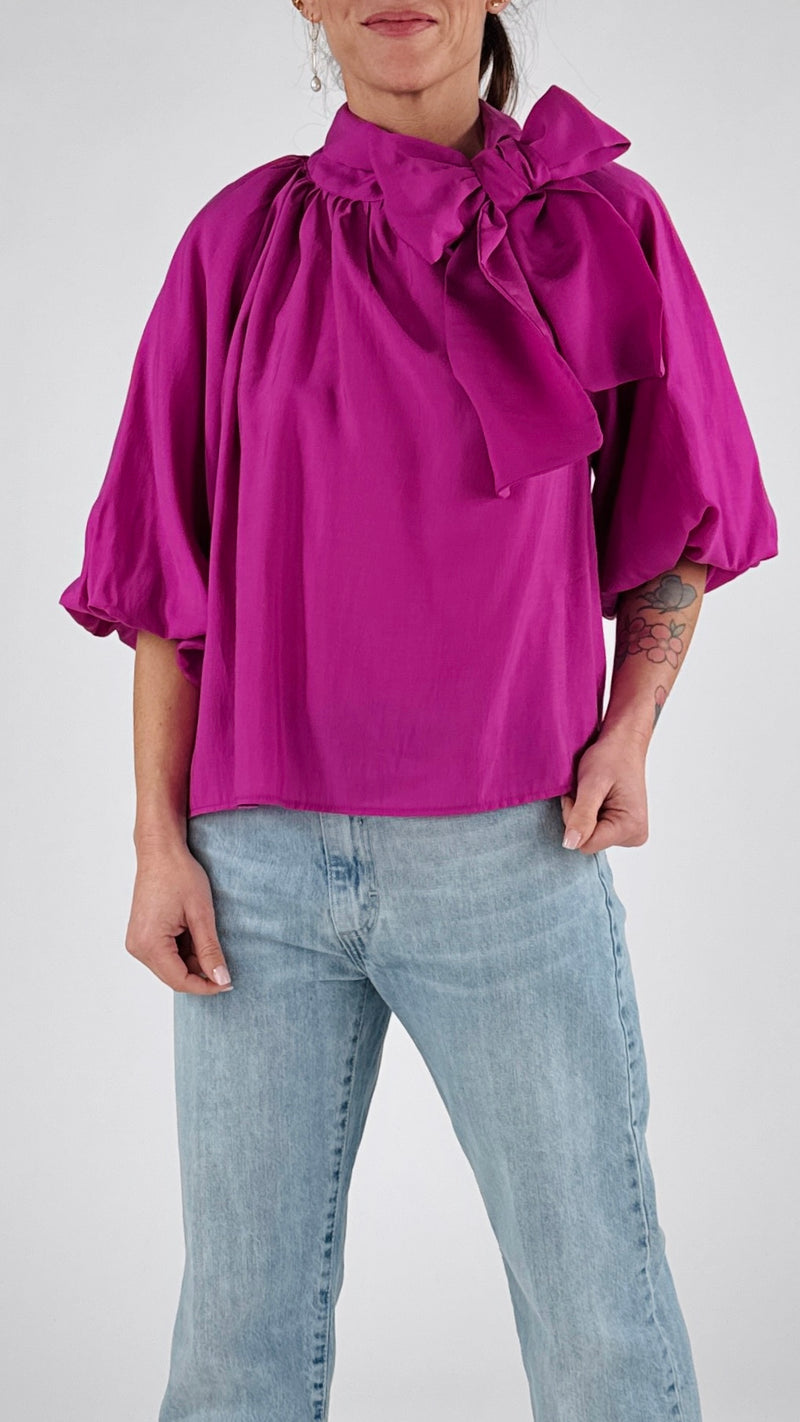 Camicia fiocco m/m palloncino H.