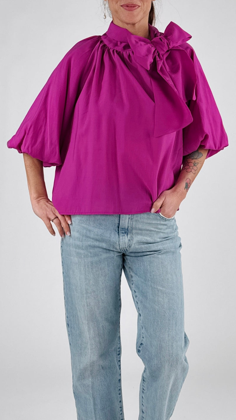 Camicia fiocco m/m palloncino H.